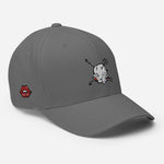 Sabet Skull Flex-Fit Structured Twill Cap