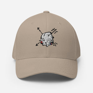 Sabet Skull Flex-Fit Structured Twill Cap