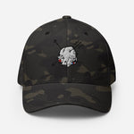 Sabet Skull Flex-Fit Structured Twill Cap