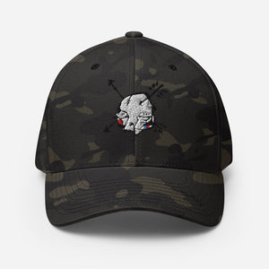 Sabet Skull Flex-Fit Structured Twill Cap