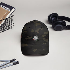 Sabet Skull Flex-Fit Structured Twill Cap