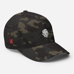 Sabet Skull Flex-Fit Structured Twill Cap