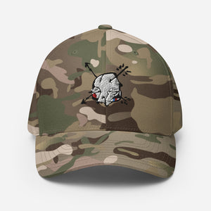 Sabet Skull Flex-Fit Structured Twill Cap