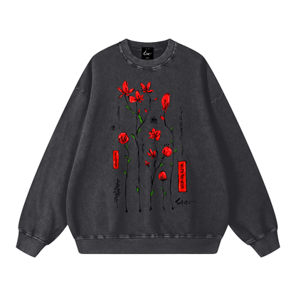 FloraJoy Oversized Sweatshirt