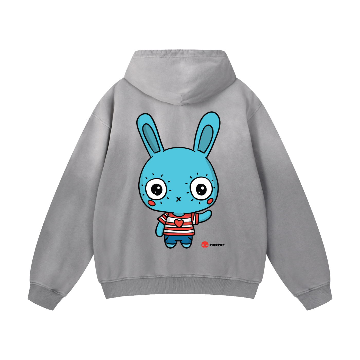 Pixopop Hello Stitch Bunny Oversized Hoodie
