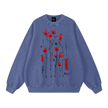 FloraJoy Oversized Sweatshirt