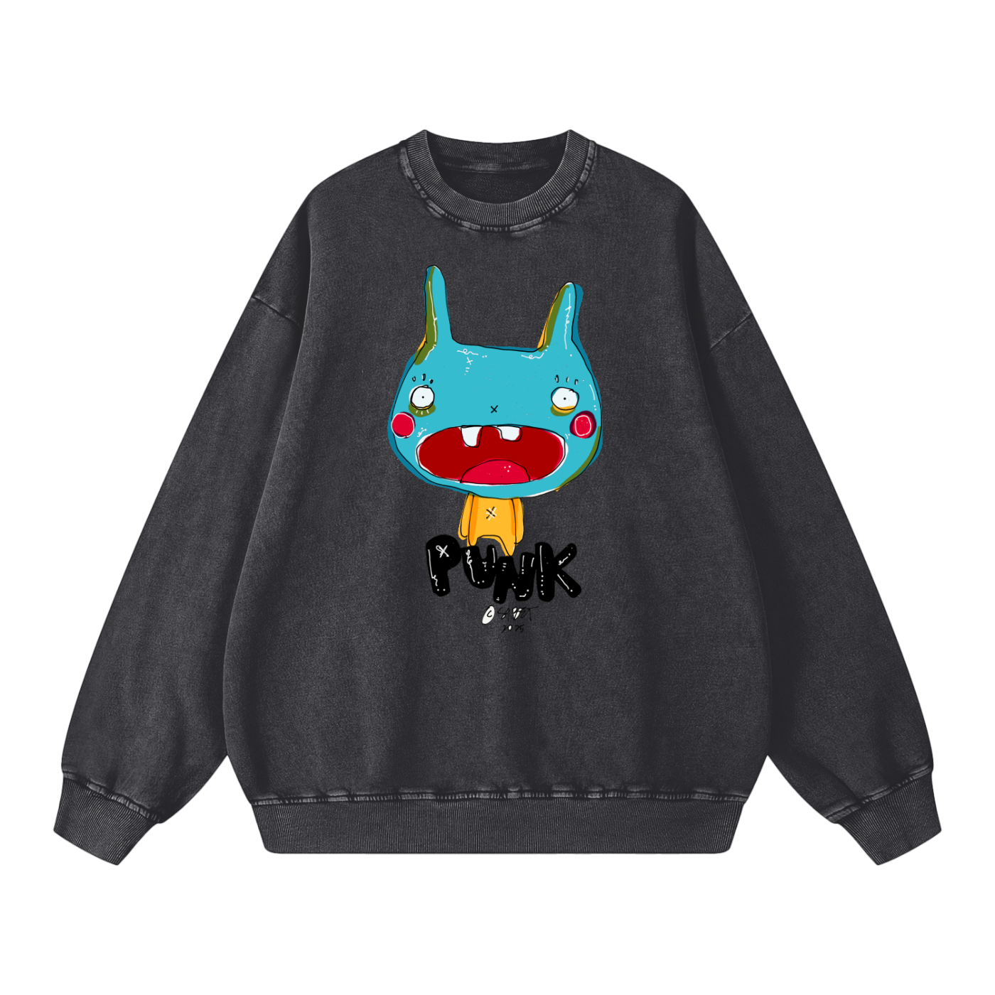 Punk Bunny Oversized Sweatshirt