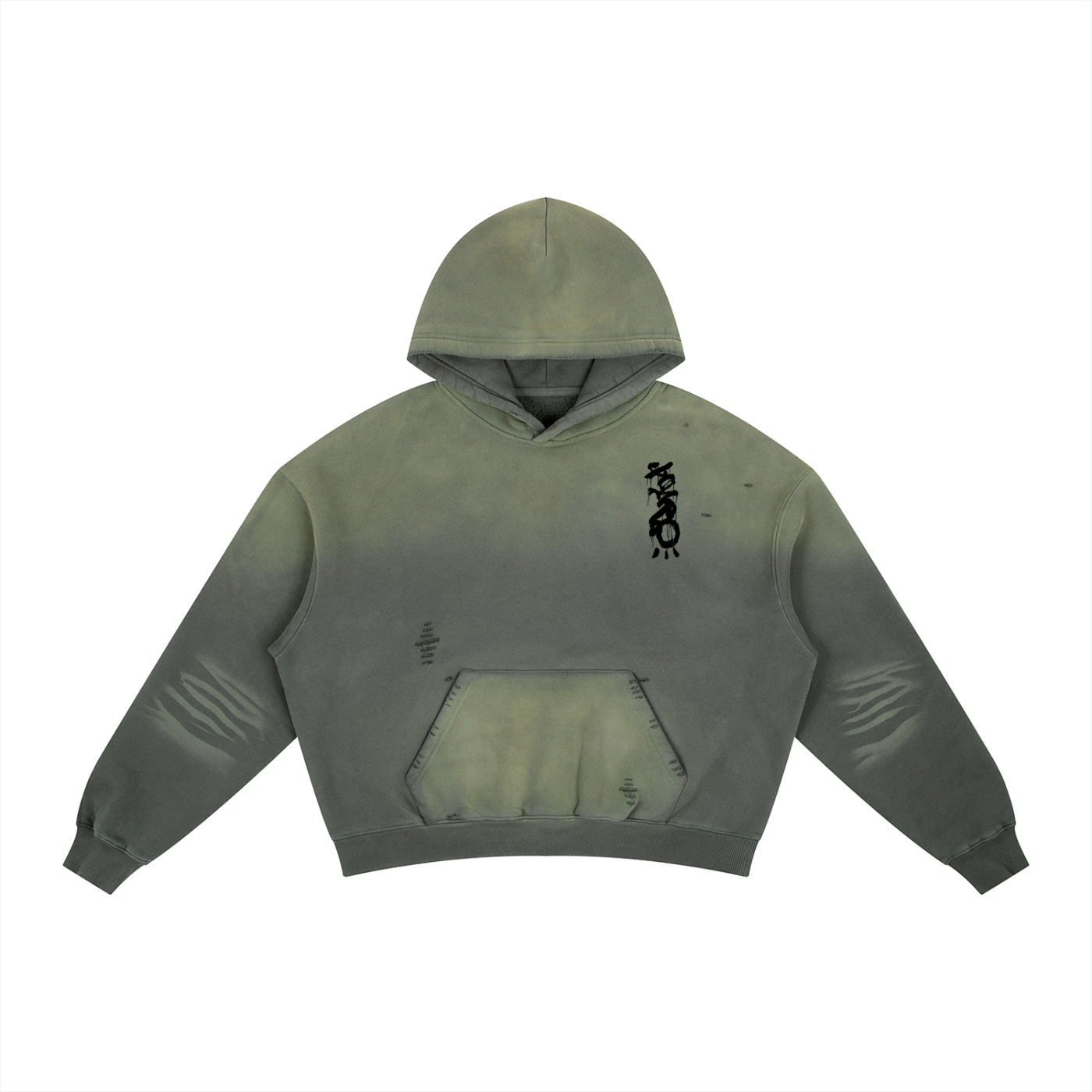 Wild Script Vintage Hoodie
