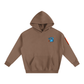 Fanta Blue Oversized Fleece Hoodie