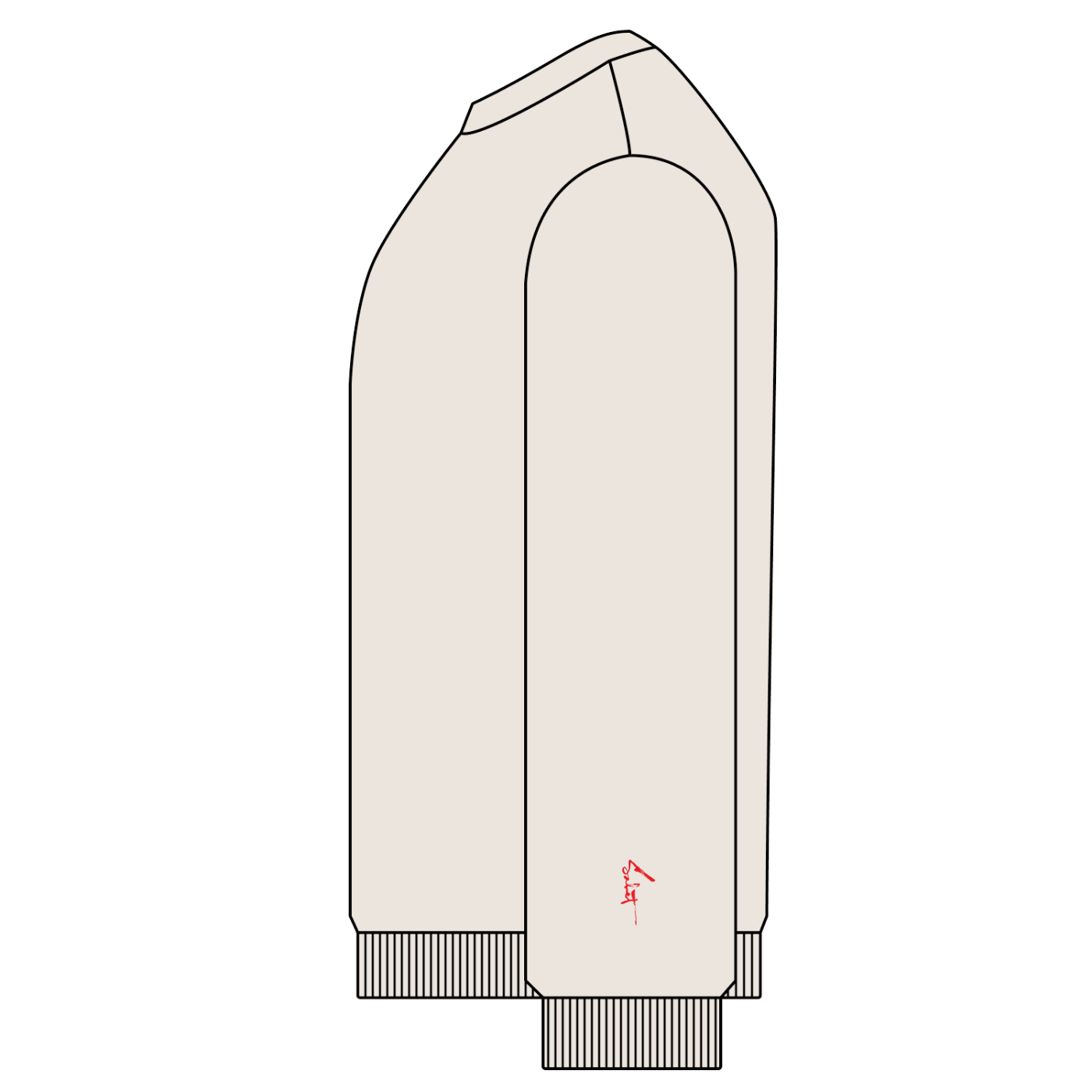 Fūkū Tiger Tokyo Oversized Sweatshirt