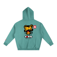 Fūkū Tiger Oversized Fleece Hoodie