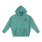 Fanta Blue Oversized Fleece Hoodie