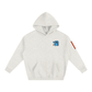 Fanta Blue Oversized Fleece Hoodie