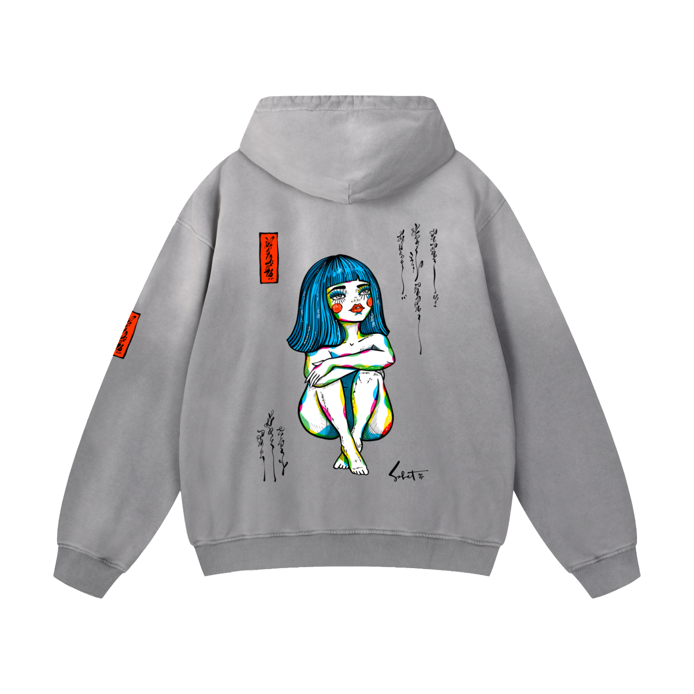 Bloom Heart Vintage Hoodie