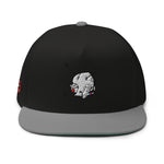 Sabet Skull 5-Panel Flat Bill Snap-Back Cap