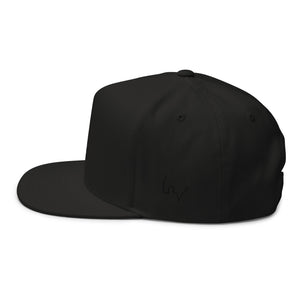 Sabet Skull 5-Panel Flat Bill Snap-Back Cap