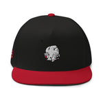 Sabet Skull 5-Panel Flat Bill Snap-Back Cap