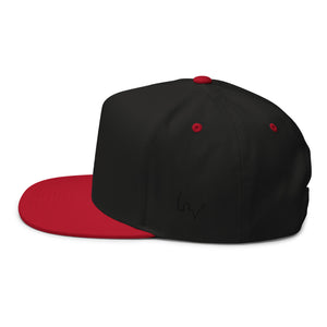 Sabet Skull 5-Panel Flat Bill Snap-Back Cap