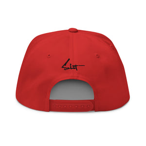 Sabet Skull 5-Panel Flat Bill Snap-Back Cap