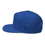 Sabet Skull 5-Panel Flat Bill Snap-Back Cap