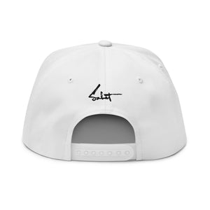 Sabet Skull 5-Panel Flat Bill Snap-Back Cap