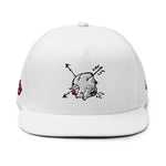 Sabet Skull 5-Panel Flat Bill Snap-Back Cap