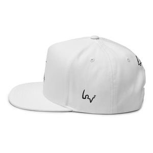 Sabet Skull 5-Panel Flat Bill Snap-Back Cap