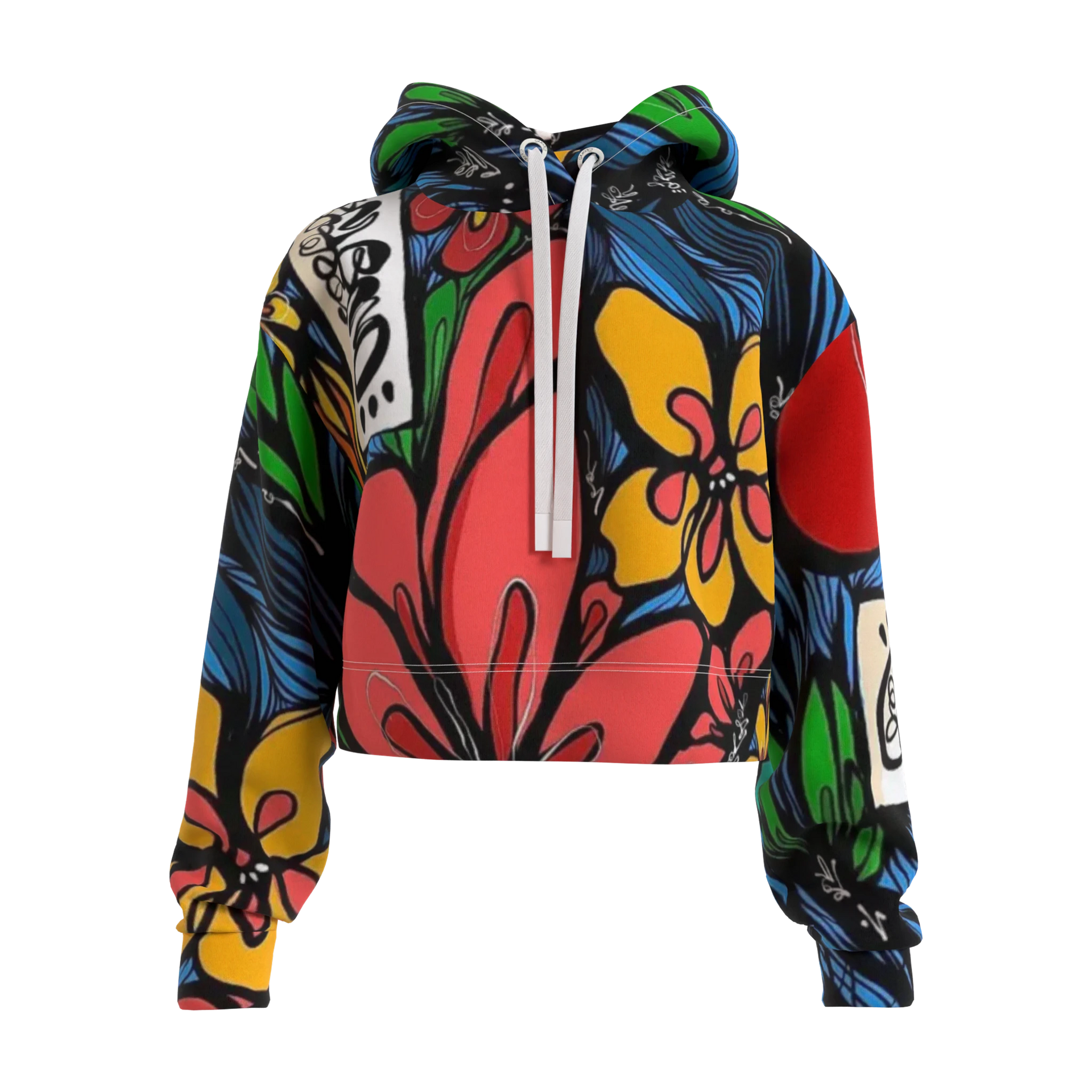 Flora Love Crop Hoodie – ©Sabet