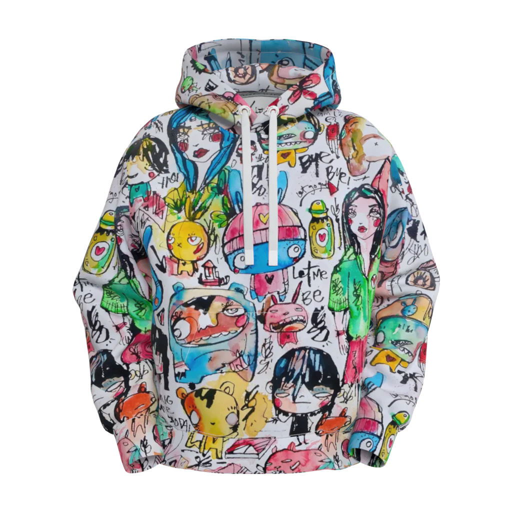 Wild World by Sabet Premium Cotton Unisex Hoodie