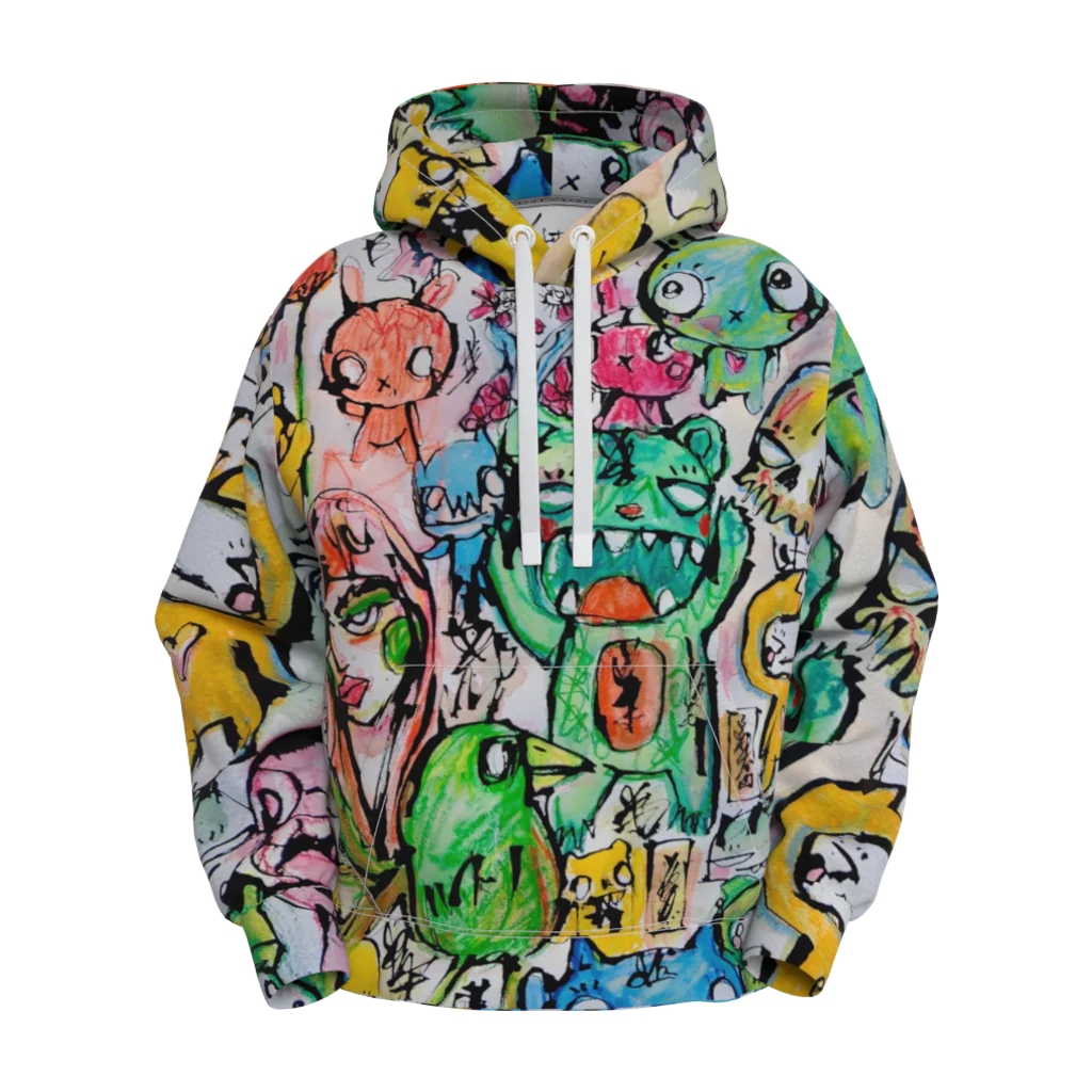 To The Moon by Sabet Premium Cotton Unisex Hoodie