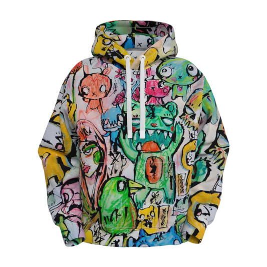 To The Moon by Sabet Premium Cotton Unisex Hoodie