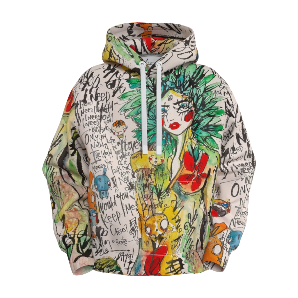 I Love You Oversized Hoodie