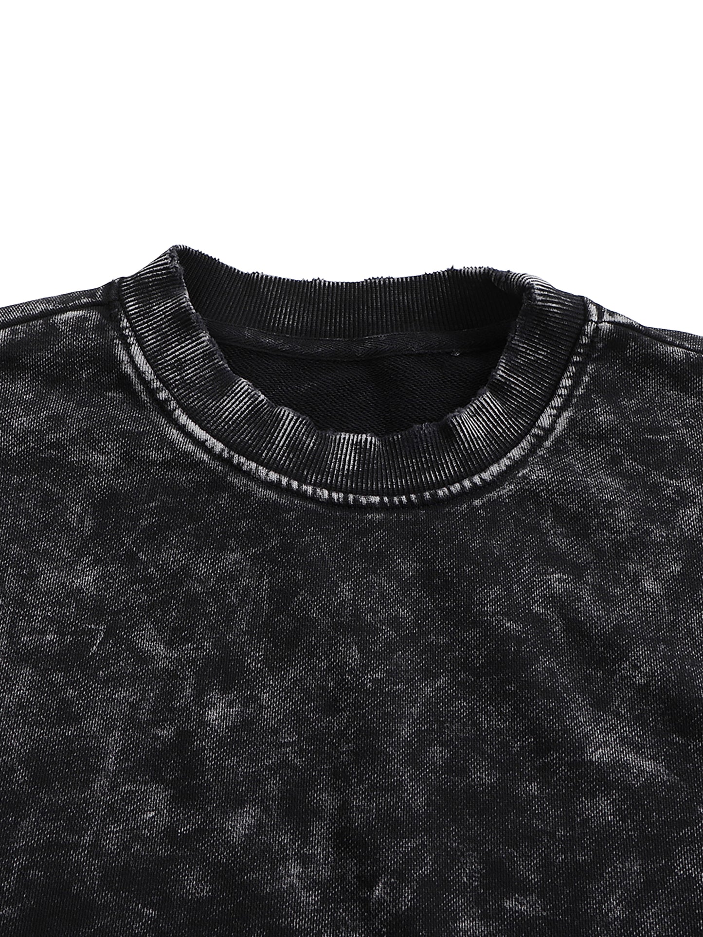 Hologram Frayed Sweatshirt