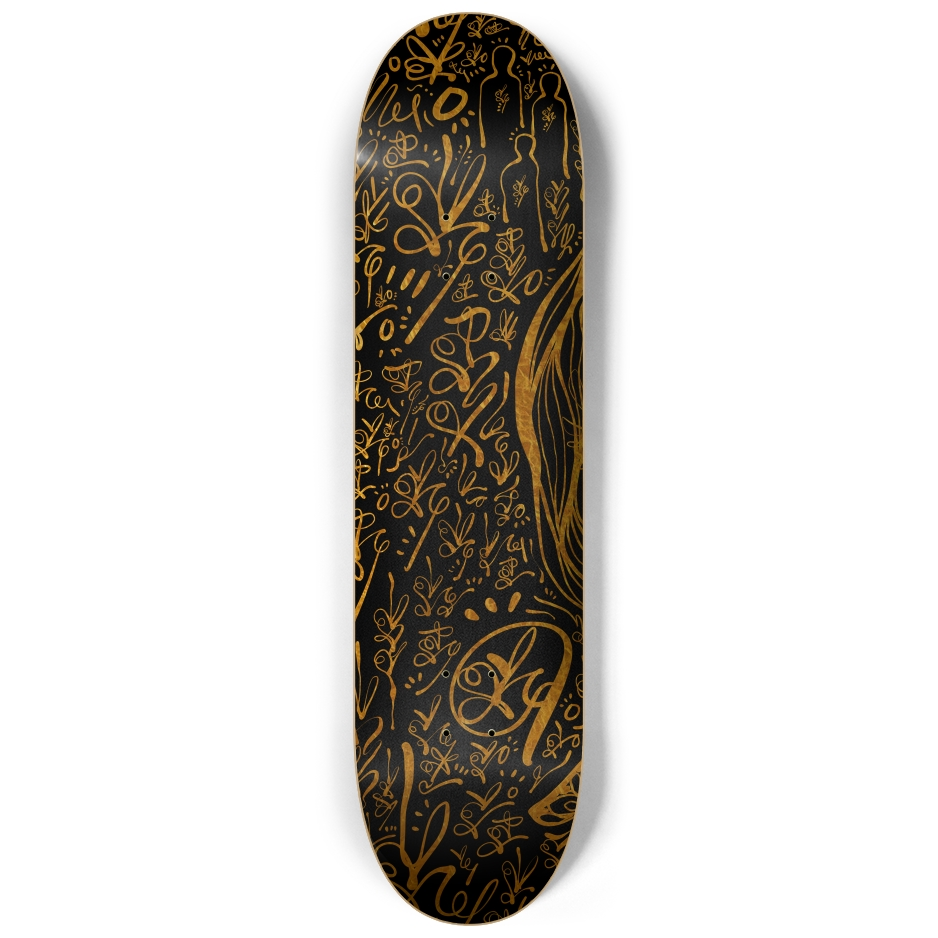 Lovescript Brilliance Skate Deck Wall Art