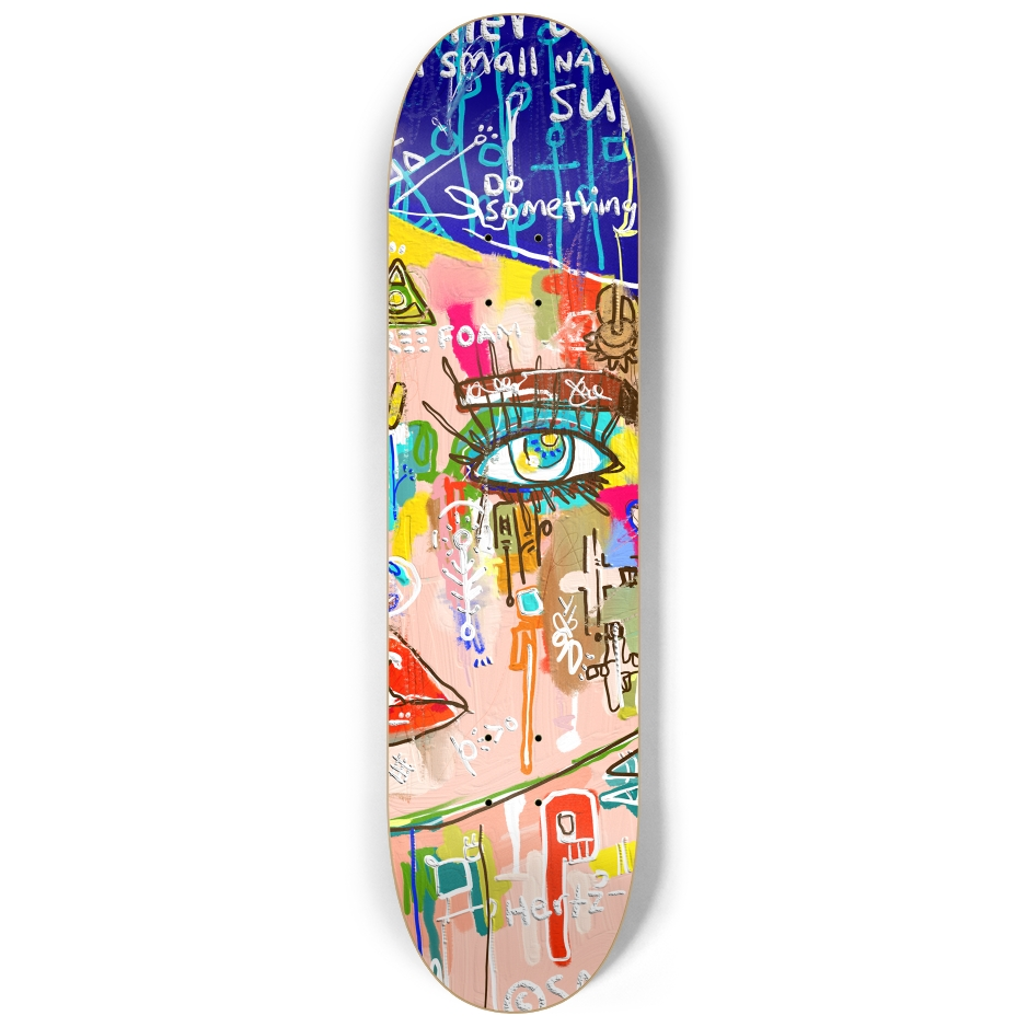 Freedom Flow Skate Deck Wall Art