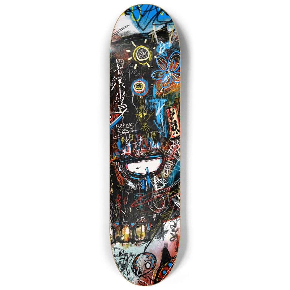 Tokyo Hustle Skate Deck Wall Art