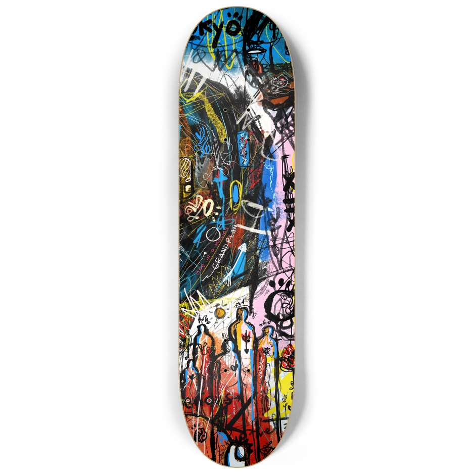 Tokyo Hustle Skate Deck Wall Art