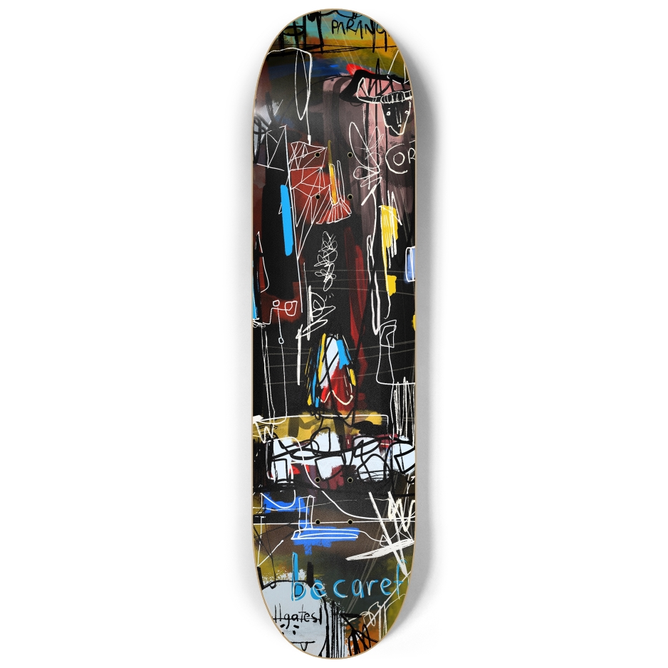 Quarantine Magic Skate Triptych Wall Art