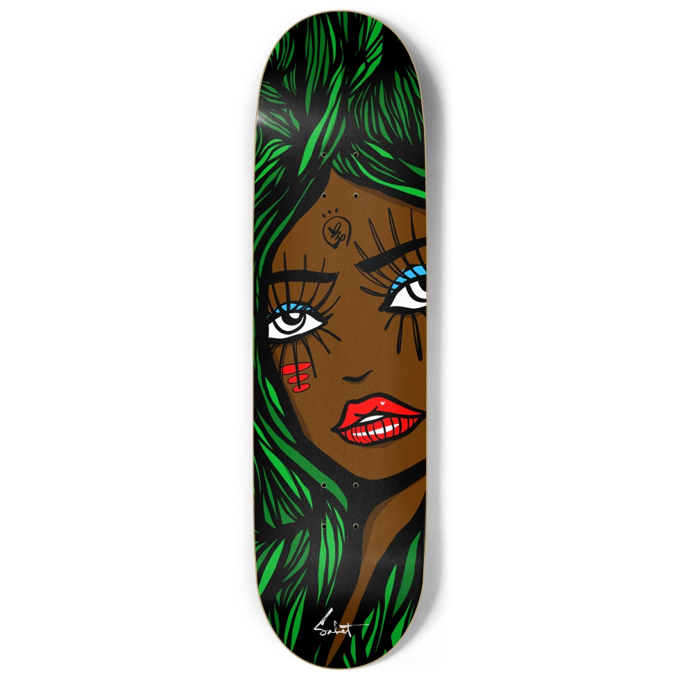 Warrior Skate Deck Wall Art