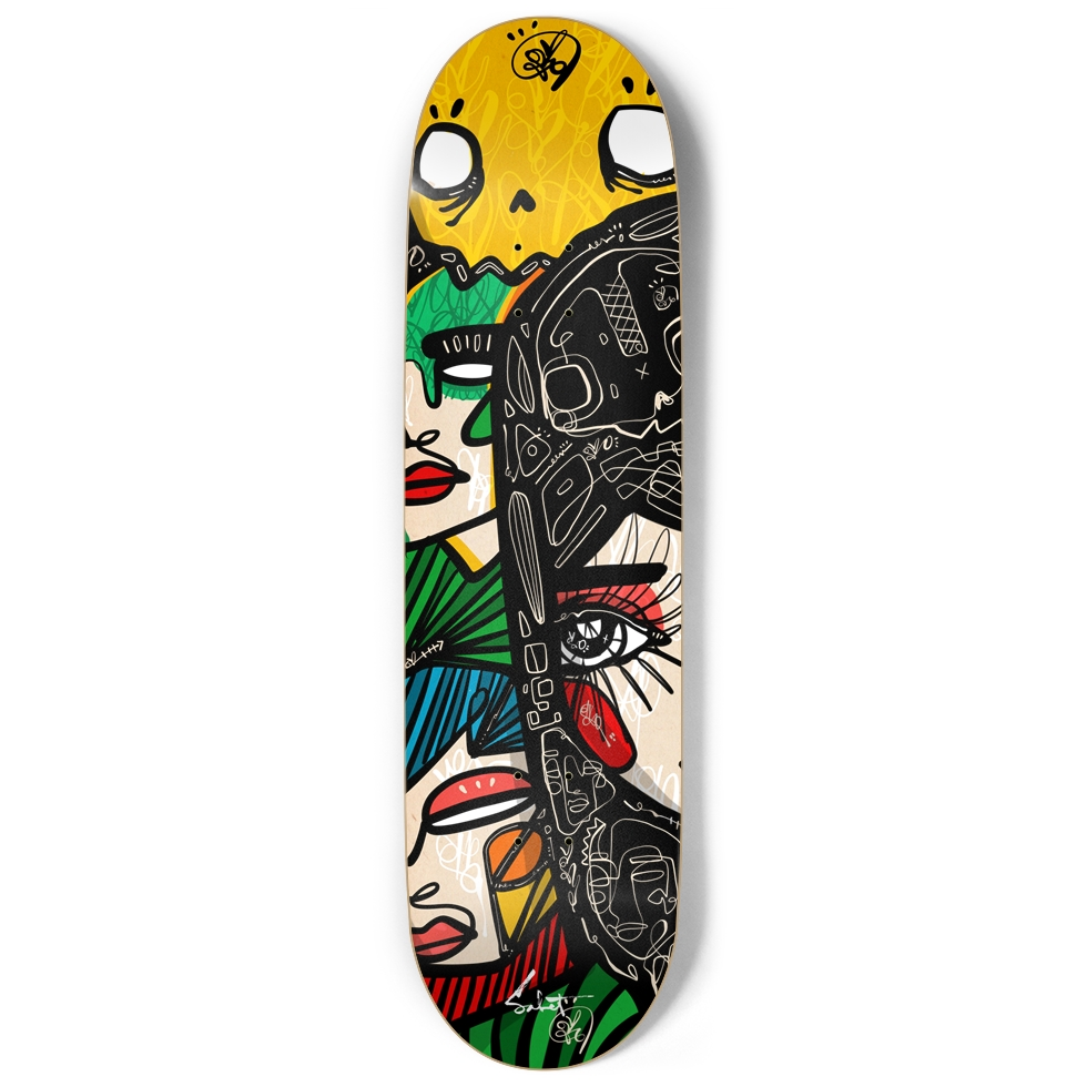 Talking to The Moon Skate Deck Wall Art