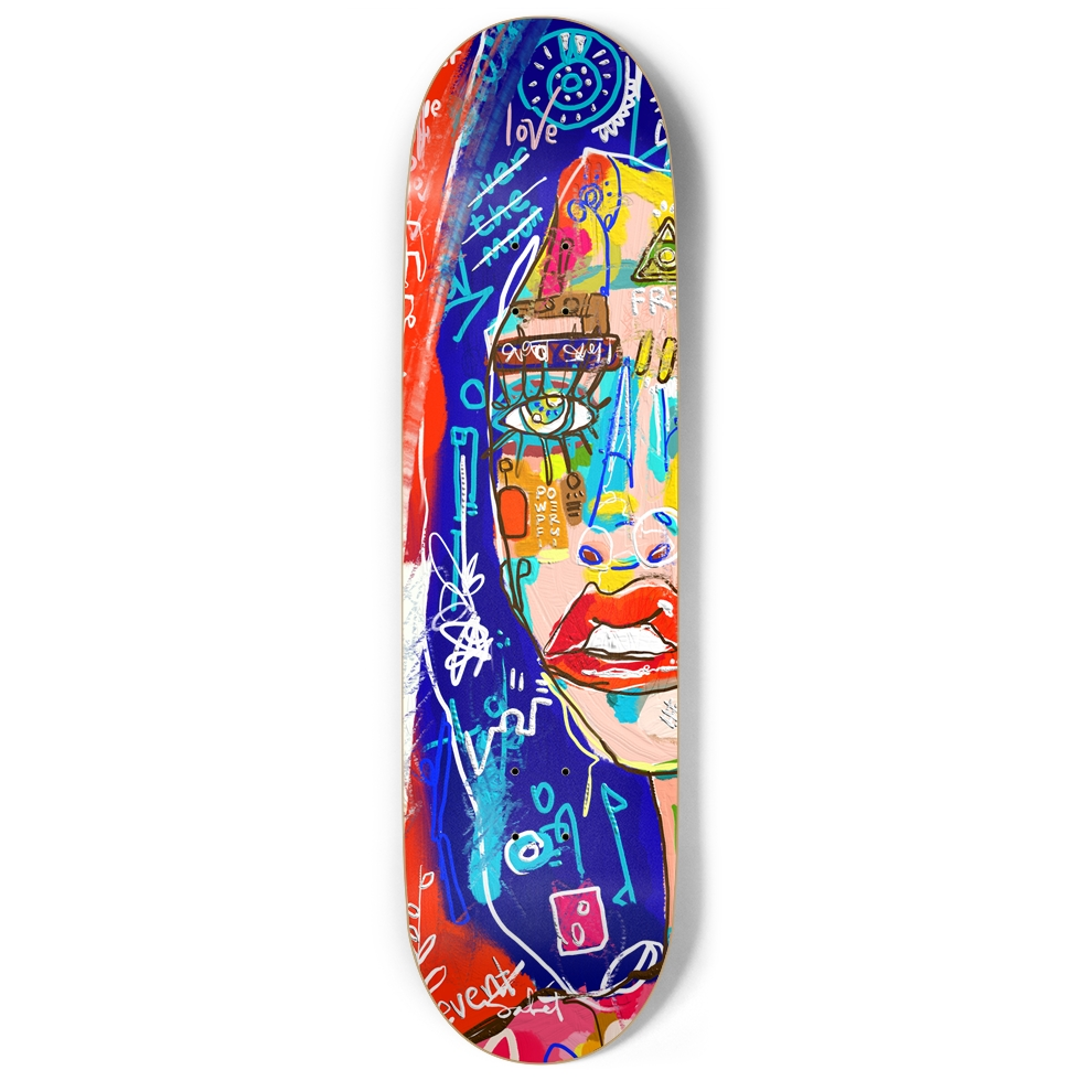 FREEHEART SKATE DECK WALL ART