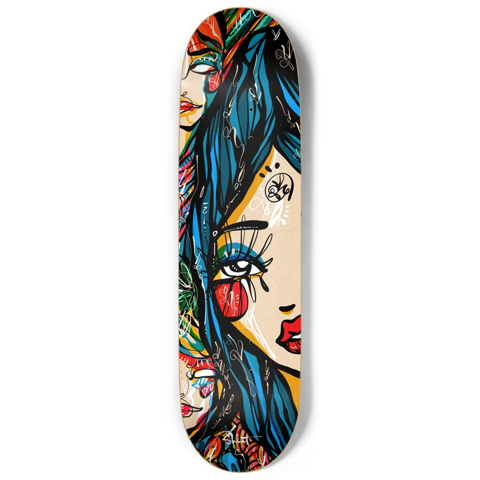 YEVES SKATE DECK WALL ART