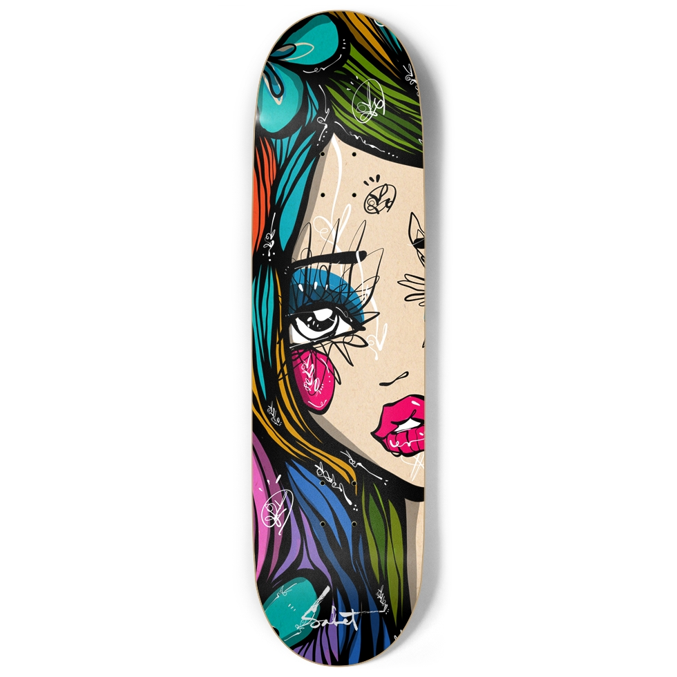 SNEEK PEEK  SKATE DECK WALL ART
