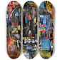Quarantine Magic Skate Triptych Wall Art