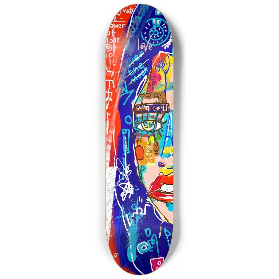 Freedom Flow Skate Deck Wall Art