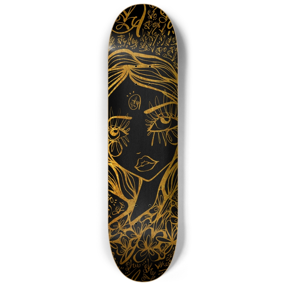 Lovescript Brilliance Skate Deck Wall Art