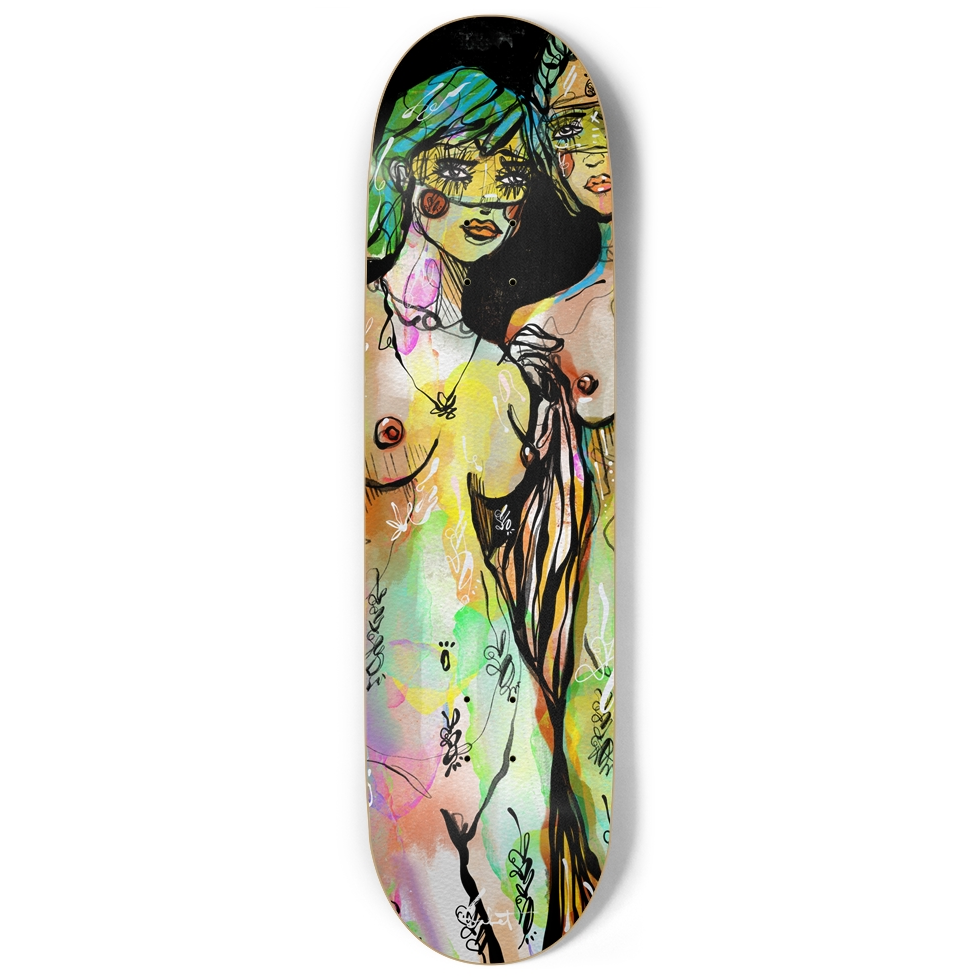 STAR SEEDS SKATE DECK WALL ART