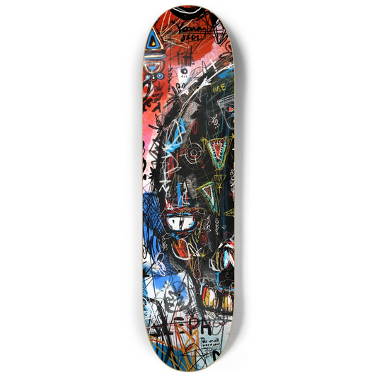 Tokyo Hustle Skate Deck Wall Art