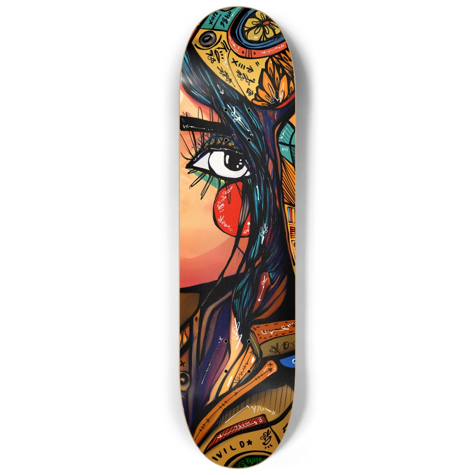 Stardust Skate Board Decks Triptych Wall Art