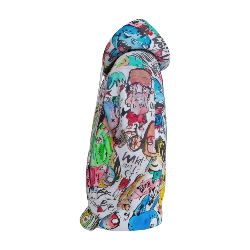 Wild World by Sabet Premium Cotton Unisex Hoodie